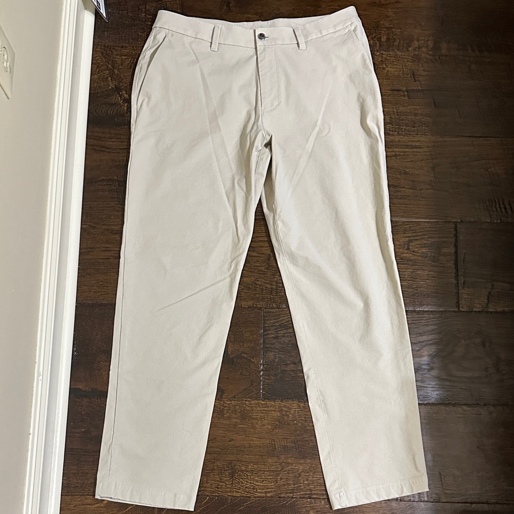 Lululemon ABC Classic-Fit Trouser 34W x 32L Khaki